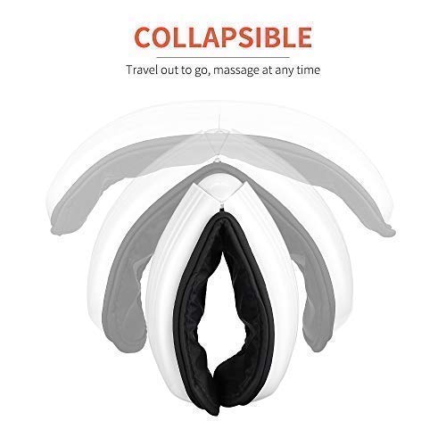 Bromose Wireless Foldable Rechargeable Eye Massager，Intelligent Mode One-Click Operation Eye Massager,Wireless Bluetooth Music Therapy Stress Relief for Eye Care BestGift