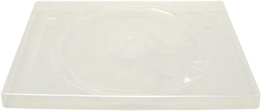 Maxtek 14mm Single Clear Standard DVD Case with Outter Clear Sleeve, 25 PCs. Disc Not Included.: Computers & Accessories