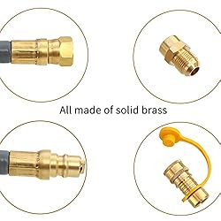 Upgraded 36 Feet 1/2 Inch Natural Gas Hose propane