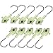 thkfish Fishing Jigs Fishing Jigs Head Glow Fishing Lures Attractive Luminous Glow Lead Fishing Jig Heads Bass Salmon Trout Fishing Glow Jigs 10Pcs 10g(3/8oz)