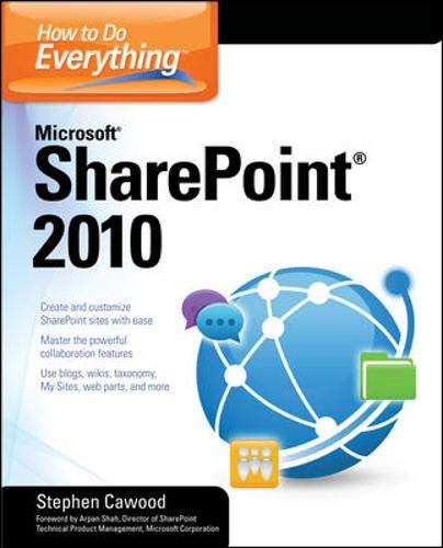 How to Do Everything Microsoft SharePoint 2010 (Engineering Document Management Best Practices)