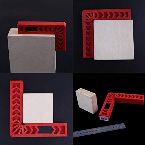 Meka-supplies - Fixture Angle Ruler Convenient 90 Degree L Shape Right Carpentry Measuring Gauges Positioning Tool for Woodworking Measure - Thumbnail 3