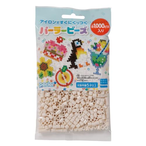 パーラービーズ 単色 マシュマロ