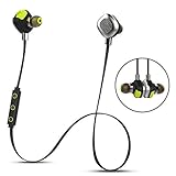 Magnetic Bluetooth Headphones ,Morul U5PLUS Sport Waterproof Bluetooth Headset Wireless In-ear Earphones Earbuds for Running Exercise Gym with Mic NFC-Black
