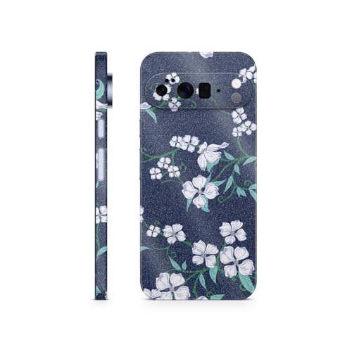 Glossy Glitter Phone Skin Compatible with Google Pixel 10 Pro XL - White Freesi…