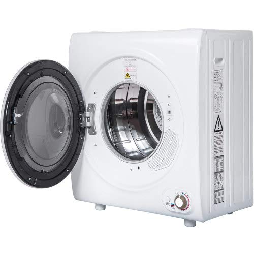 Laundry Dryer, 110V 1500W Electric Compact Portable Clothes Laundry 2.65 Cu.Ft Compact Laundry Dryer