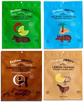 Fusion Jerky Combo 4 Pack (3oz each)