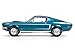 1968 Ford Mustang GT 2+2 Aqua Blue