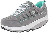 Skechers Women's Shape UPS 2.0 Comfort Stride Fashion Sneaker, Gray/Mint, 8.5 M US