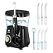 UPGRADE Water Flosser Habor 600ml Oral Irrigator, Anti Leakage Water Pick Teeth Cleaner Dental Water Toothpick Countertop 10 Pressure Setting with 8 Multifunctional Tips for Whole Families