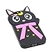 iPhone 7 Case, MC Fashion Cute 3D Japan Cartoon Sailor Moon Crystal Black Cat Luna Protective Silicone Rubber Case Skin for Apple iPhone 7 (2016) (Sailor Moon Crystal-Luna Cat)