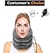 Hodilu Cervical Neck Traction Device - Pain Relieving Remedy Chronic Neck & Shoulder Alignment Pain - Inflatable & Adjustable Neck Stretcher Collar+ Pump Bonus