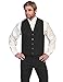 Scully Rangewear Men's Rangewear Frontier Canvas Vest Black Large
