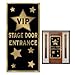 Hollywood Red Carpet Awards Ceremony Party Theme Supplies and Decorating Kit of 3 Items - Red Runner, Paparazzi Props and VIP Entrance Door Cover