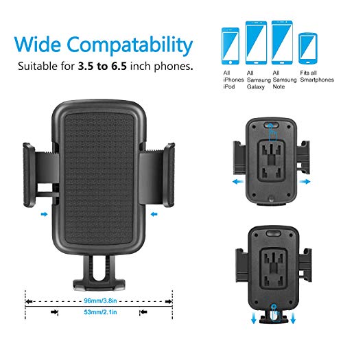 Cup Holder Phone Mount Universal Adjustable Gooseneck Cup Holder Cradle Car Mount for Cell Phone iPhone Xs/XS Max/X/8/7 Plus/Galaxy