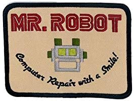 MR ROBOT FSOCIETY TV SHOW Embroidery Patch Halloween costume Badge Easy Iron On by Mr Patches