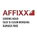 iDesign AFFIXX, Peel and Stick Strong Self-Adhesive Vanity Cosmetic Organizer, Storage for Hair Care, Jewelry, Bath, Cotton Swab Holder, Makeup - Set of 3, Clear