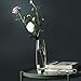 Whole Housewares Clear Glass Bud Vase Set of 4,Big Size Dia 2.5