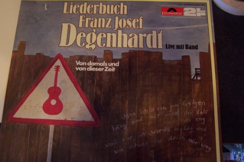 Franz Josef Degenhardt - Liederbuch-Von Damals Und Von Dieser Zeit  Vinyl Record [vinyl-Lp] - Zortam Music
