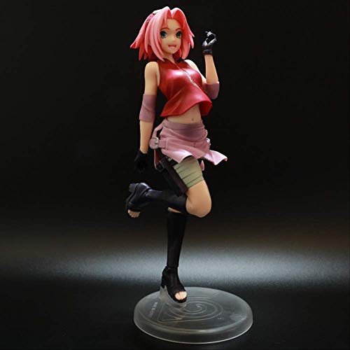 Yangzou-Nuevo-Anime-Estatuilla-22-Cm-Naruto-Shippuden-Figura-Gals-Sakura-Haruno-Figura-Completa-PVC-Figuras-De-Accin-Modelo-De-Juguete-De-Regalo