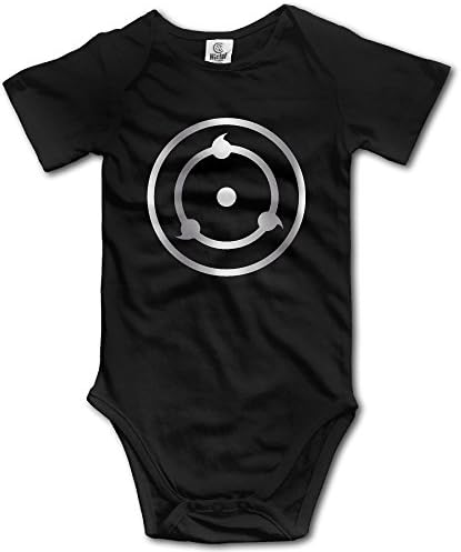 Naruto Sharingan Platinum Style Baby Romper Jumpsuit Black