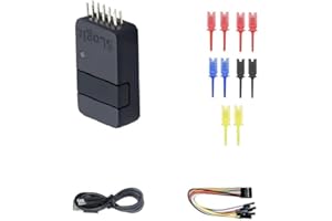 Kocoo 4 in 1 80Mhz USB Logic Analyzer SLogic Combo 8 - Slogic Analyzer/DAPLink/CKLink Debugger Tool /USB2UART (Black Developer Package)