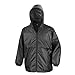 Result Mens Core Adult Windcheater Water Windproof Jacket (XL) (Black)