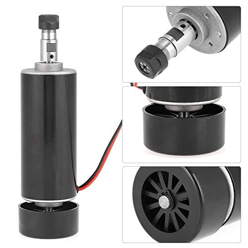 500W Spindle Motor, Cooled CNC Spindle Milling Motor 0.5KW 52MM ER11 cnc Spindle Motor DIY DC 100V For PCB Milling Machine