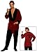 Secret Wishes Men's Playboy Smoking Jacket, As Shown, Standard