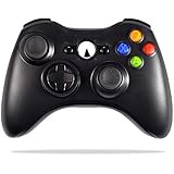 Wireless Controller for Xbox 360, Astarry 2.4GHZ Game Controller Gamepad Joystick for Xbox &amp; Slim 360 PC Windows 7, 8, 10 (Black)