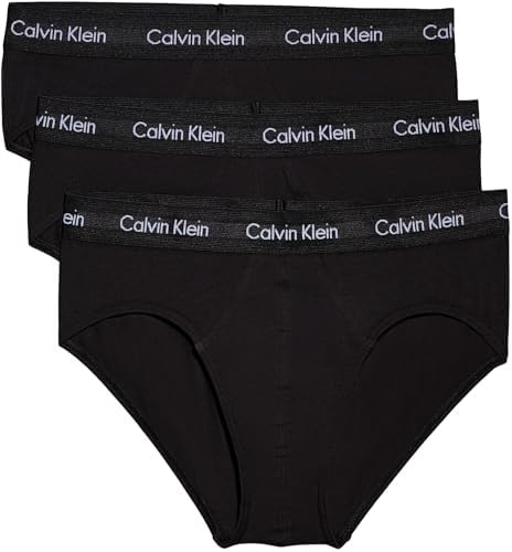 Pack de Cuecas Masculinas com 3 Cuecas, Preto (Preto W Preto WB), S