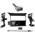 Harmony Audio Compatible with Honda Pilot 2009 2010 2011 Single DIN Stereo Harness Radio Install Dash Kit Package