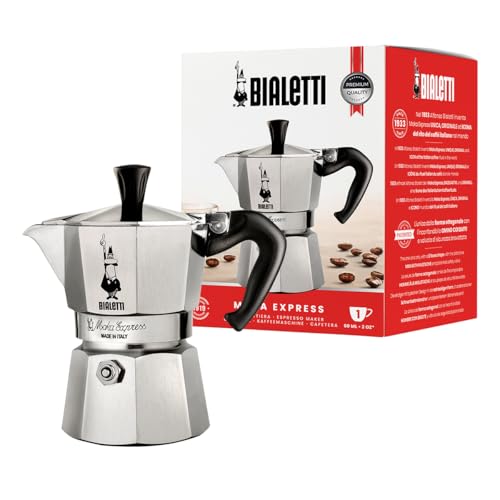 Bialetti - Moka Express: Iconic Stovetop Espresso Maker, Makes Real Italian Coffee,