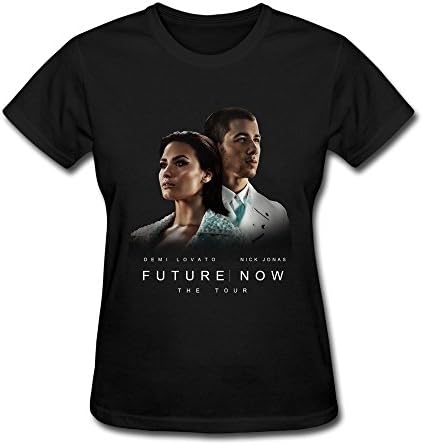 Gosts Future Now Tour 2016 By Demi Lovato And Nick Jonas Women T Shirt Black