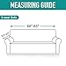Rose Home Fashion Velvet Sofa Slipcover, Stretch Couch Covers for 3 Cushion Couch, Burgundy, Water Resistant, Pet-Friendly, High-Traffic Areas