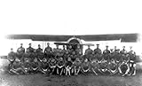 Home Comforts Canvas Print 258th Aero Squadron in Front of a Squadron Salmson 2A2, Manonville Airdrome, France, November 1918 Stretched Canvas 10 x 14