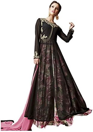 Aashima Fab Store Indian Women Designer Partywear Ethnic Traditonal Black Salwar Kameez