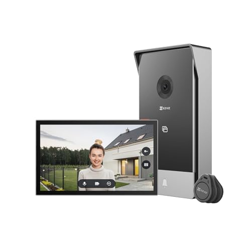 EZVIZ CP7 2K Video Türsprechanlage mit 7" Touchscreen Türklingel mit Kamera