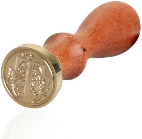Classic 26 Letter A-Z Alphabet Initial Retro Wood Sealing Wax Seal Stamp (R)