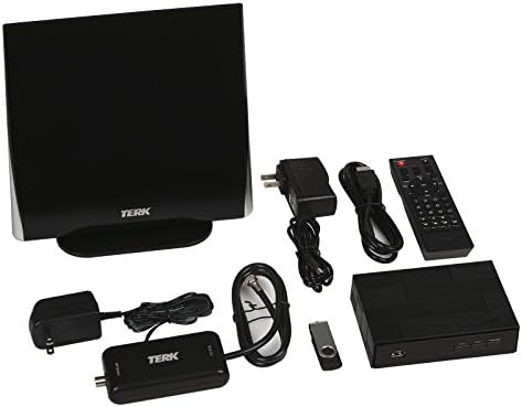 Terk Complete Cord Cutter Kit – Record Live TV with The Digital Converter Box & HDTV Antenna Bundle