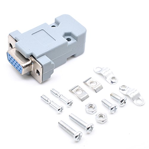 Willwin 10pcs DB15 VGA D-SUB Female Connector Kit - Plastic