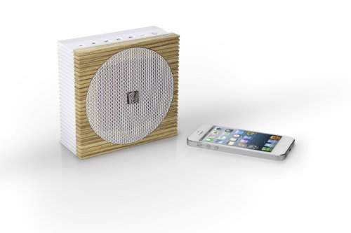Soundfreaq SFQ-07WW Sound Spot Compact Bluetooth Speaker, Wood and White - Thumbnail 2