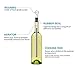Newward Iceless Wine Chiller, 3-in-1 Stainless Steel Wine Bottle Cooler Stick with Aerator and Pourer - Includes a Waiter's Corkscrew and Stopper