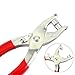 Wisehands Brass Eyelets and Setting Pliers Kit - Shoes Belts Bags Leather Fabric Vinyl - 100pcs Eyelets 4.5mm