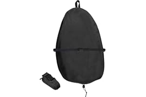 Chuanke Kayak Cockpit Cover UV60+ 420D Oxford Adjustable Canoe Dust-Proof and Waterproof Seat Cover