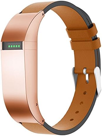 Fitbit Flex Strap with Case, HARRYSTORE Luxury Genuine Leather Leather Replacement Wrist Band Strap with Case For Fitbit Flex