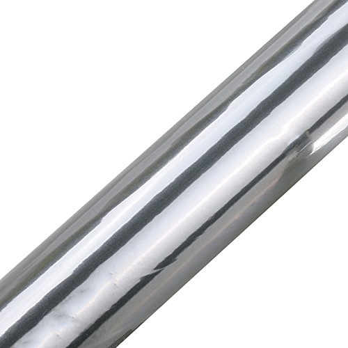 Car High Glossy Wrap Film, 152 x 50cm Air Release Waterproof Vehicle Sticker Decal Sheet for Car Laptop Motor Home Decoration (Black+High Glossy Film)