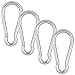 AOWISH Spring Snap Hook Carabiner Heavy Duty| 304 Stainless Steel Clips Keychain Buckles| 2-1/2'' 3-1/8'' 4'' 5-1/2'' Length| Home Gym Garage Camping Swing Hammock Hiking etc (M8, 5/16'' Dia, 4-Pack)