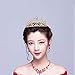 ULTNICE Wedding Tiara Bridal Princess Crown Crystal Rhinestones Headband for Prom Wedding Party Gold