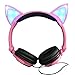 Cat Ear Headphones with Glowing Lights (Pink)